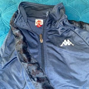 Kappa Track Jacket Blue Marine Size Large